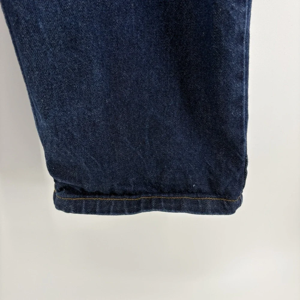 Vintage Rocawear Jeans 33x30 Dark Wash Baggy Loose Y2K Skater Hip Hop Streetwear